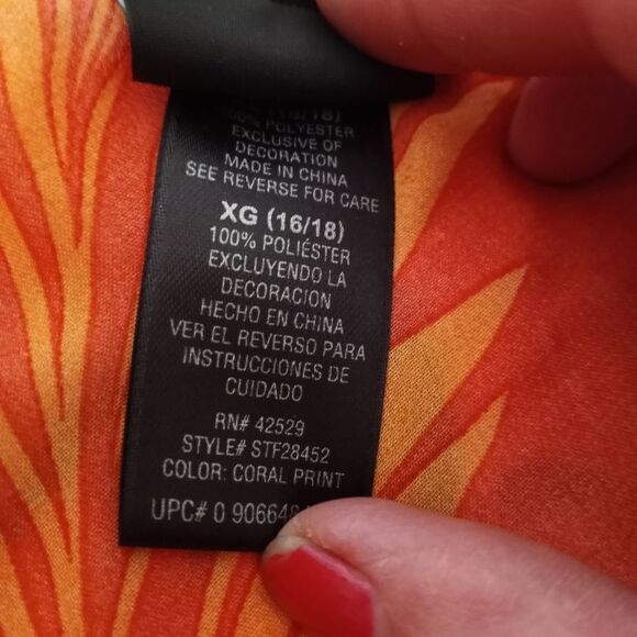 Secret Treasures XG(16-18) Straps Floral Print Boho Women's Top - Picture 3 of 7